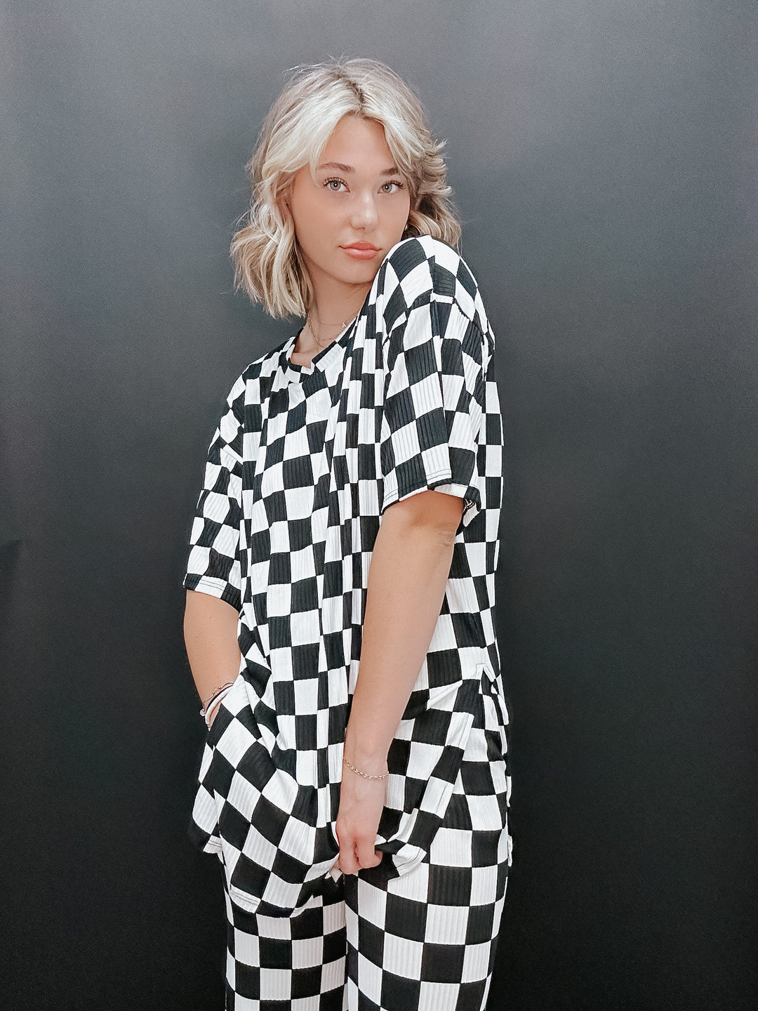 The Jennifer Checkered Set