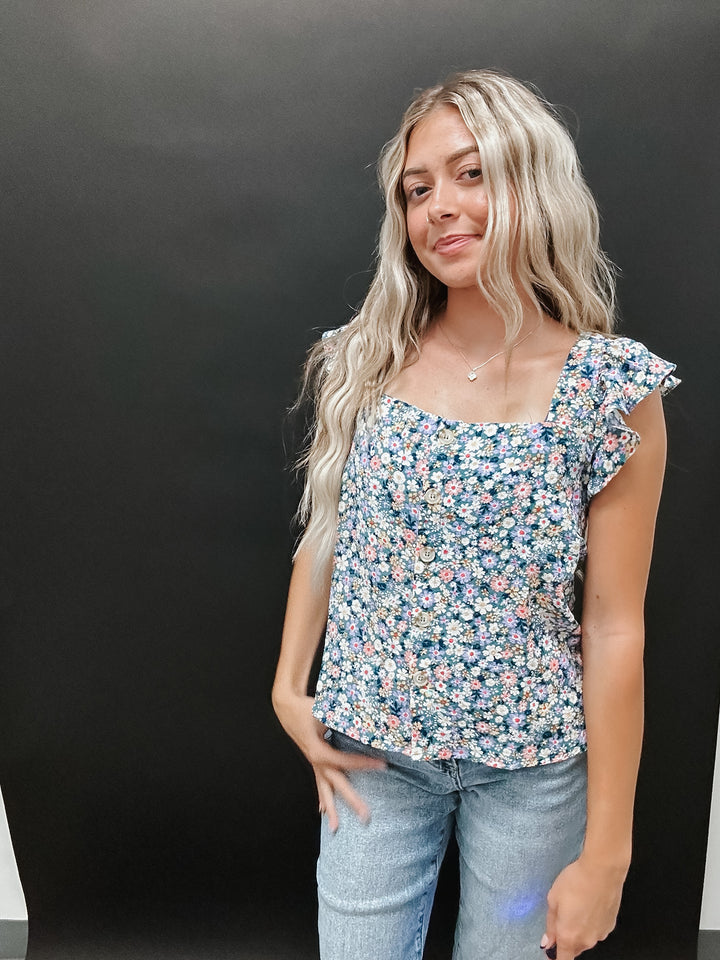 The Ariana Floral Top