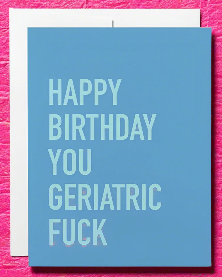 Geriatric Fuck Card