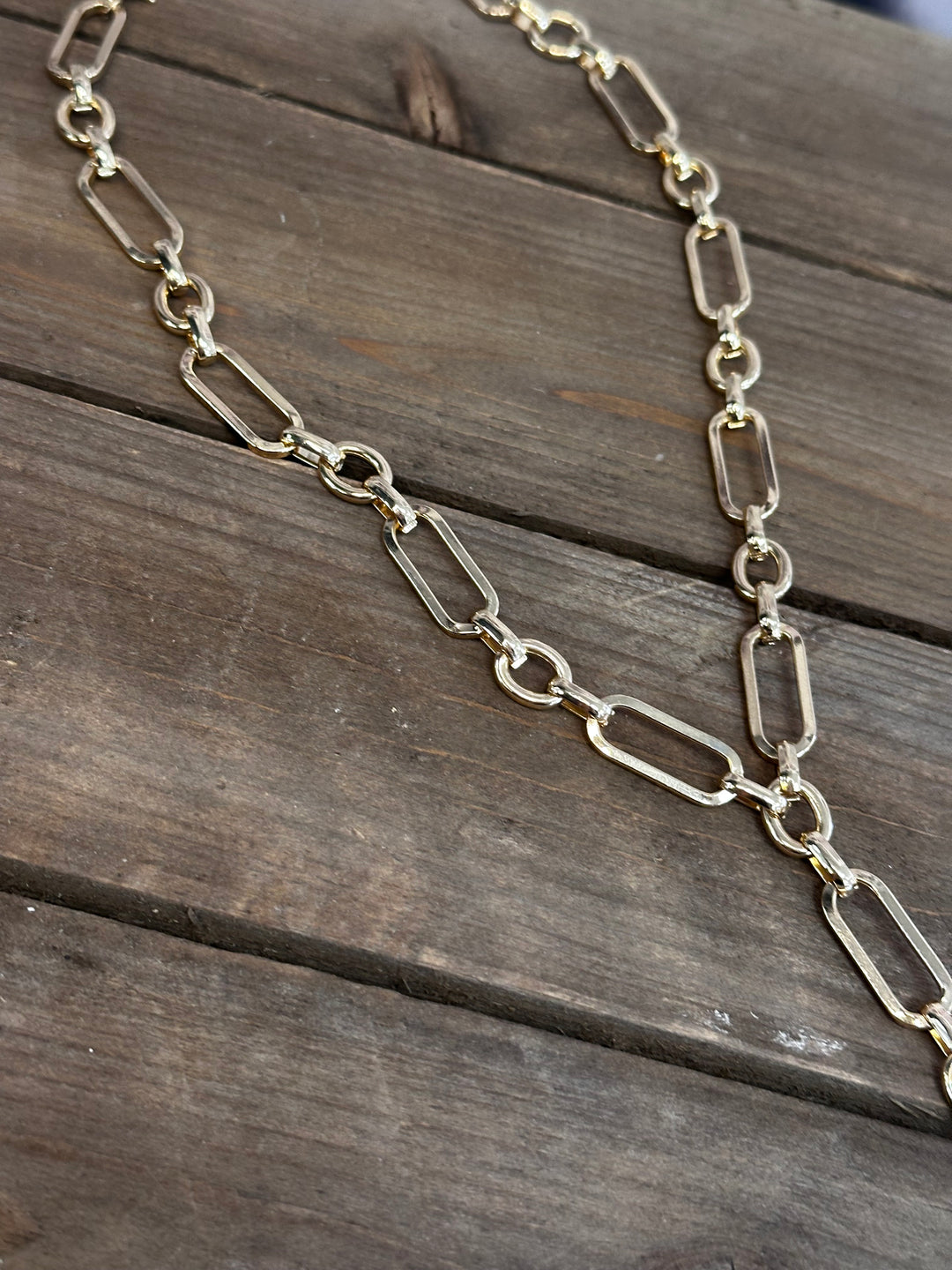 Elevated Y Link Chain Necklace