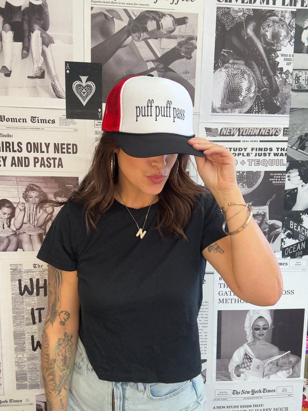 Puff Puff Pass Trucker Hat