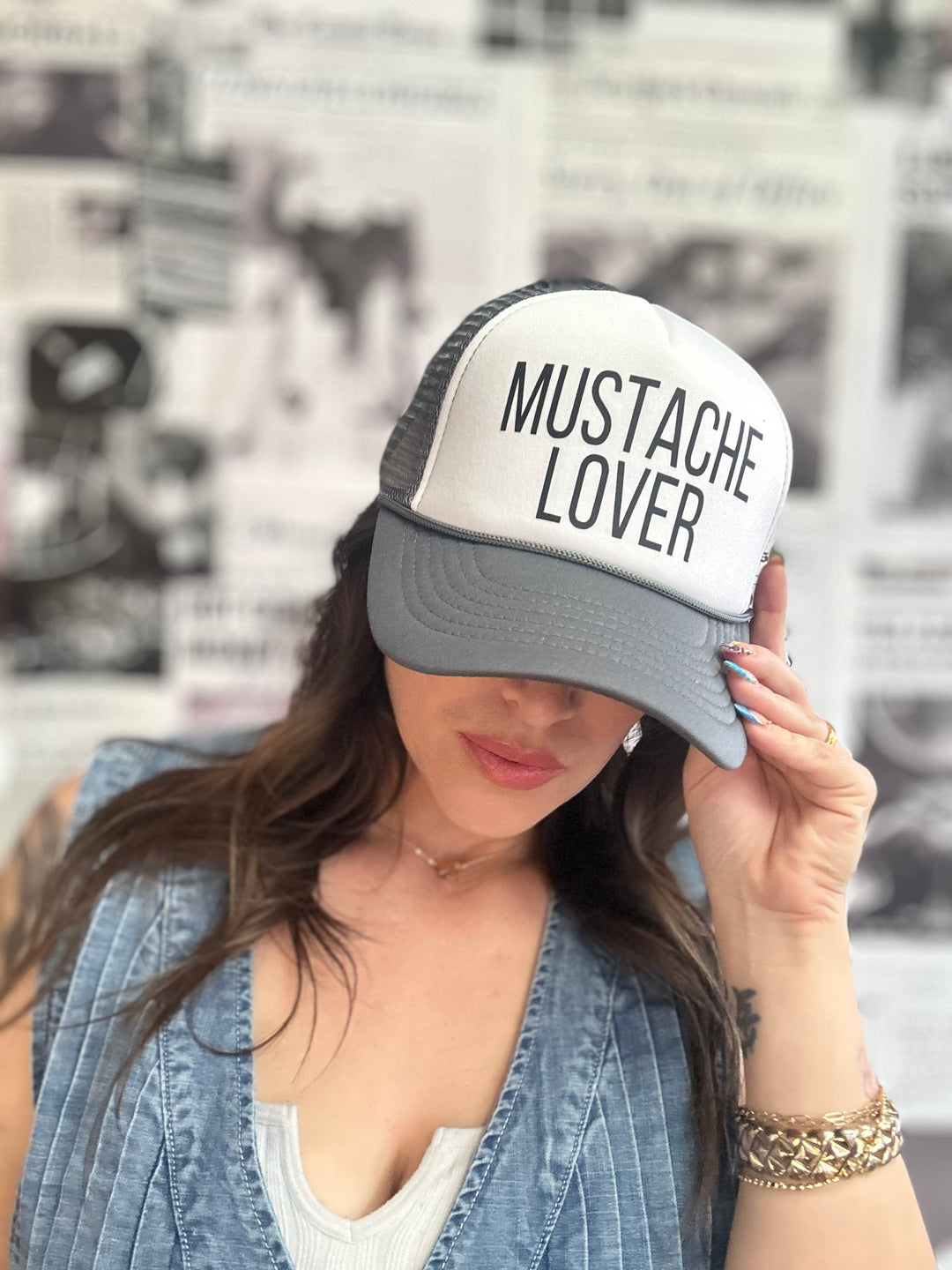 Mustache Lover Trucker Hat