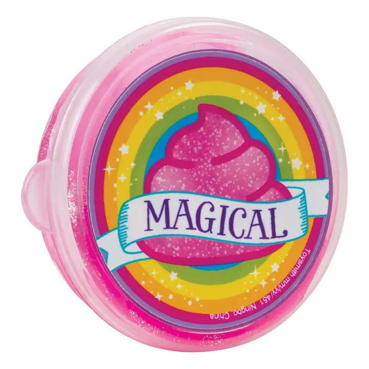 Unicorn Poop Glittery Pink Putty