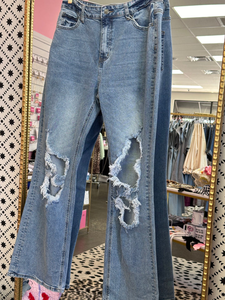 90's Baby Distressed Jeans