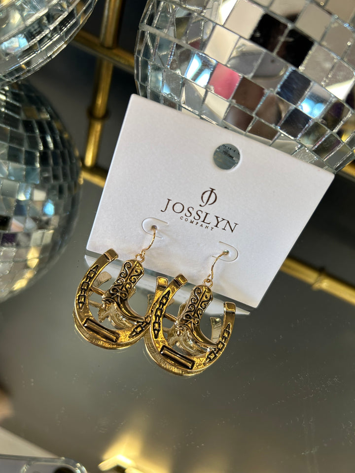 The Hollie Horseshoe Earrings