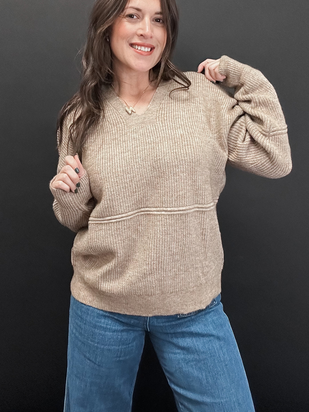 The Raegan Oversized Knit Sweater