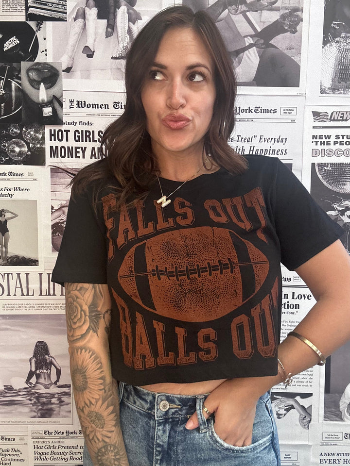 Falls Out Balls Out Graphic Tee