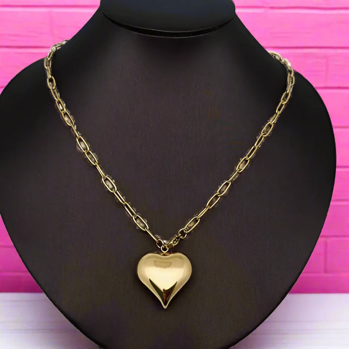 The Paperclip Heart Necklace