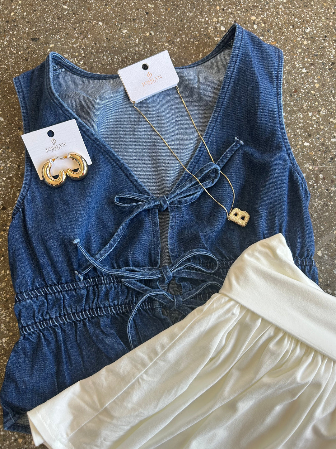 The Blue Ridge Front Tie Vest