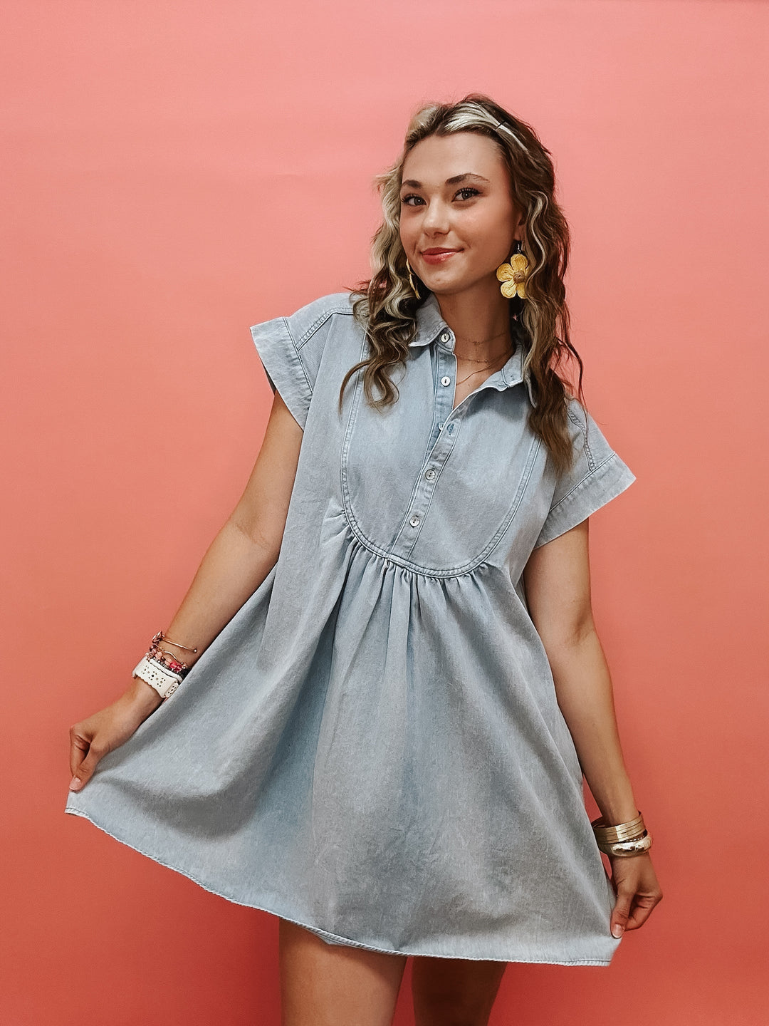 The Kinley Denim Dress