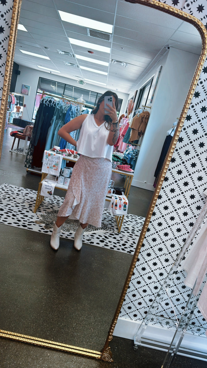 The Jada Floral Skirt