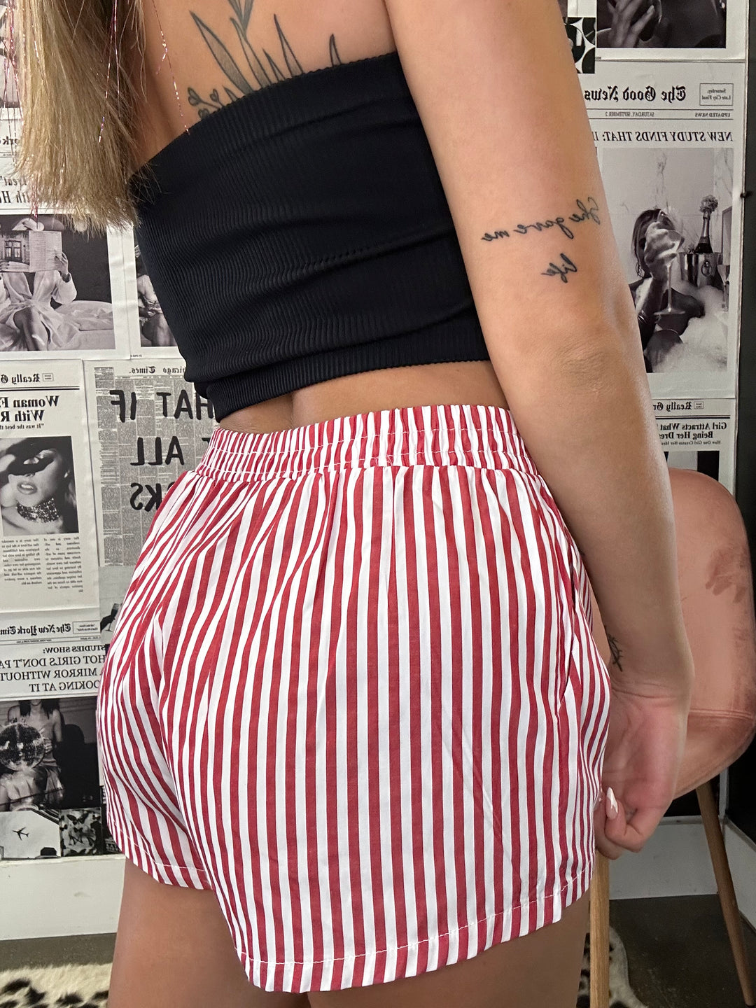 Pinstripe Boxer Shorts