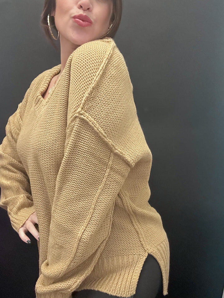 The Brandi Chunky Oversized Sweater