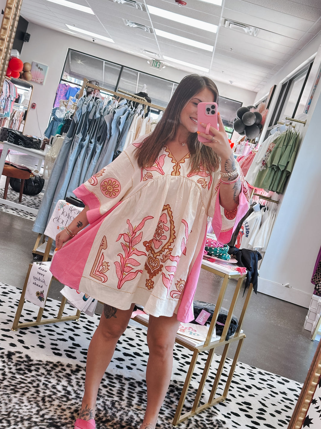 The Levi Embroidery Dress