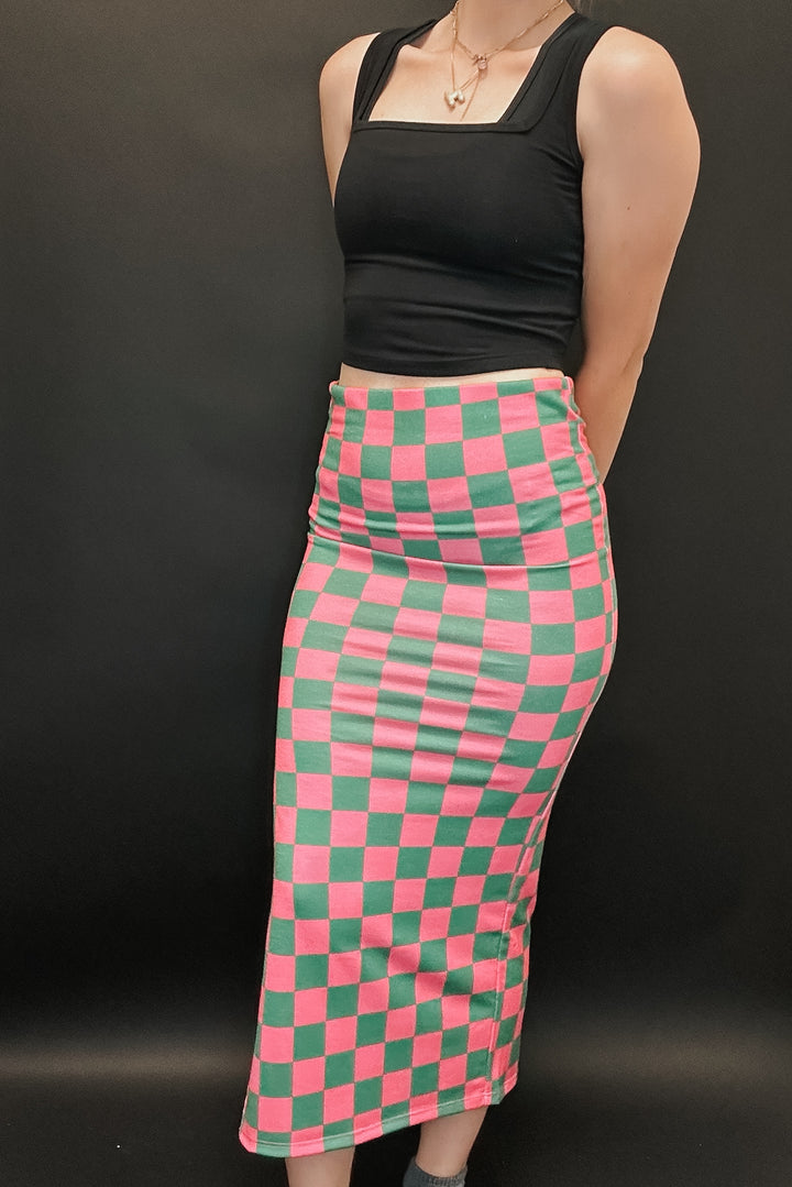 The Leann Checkered Skirt