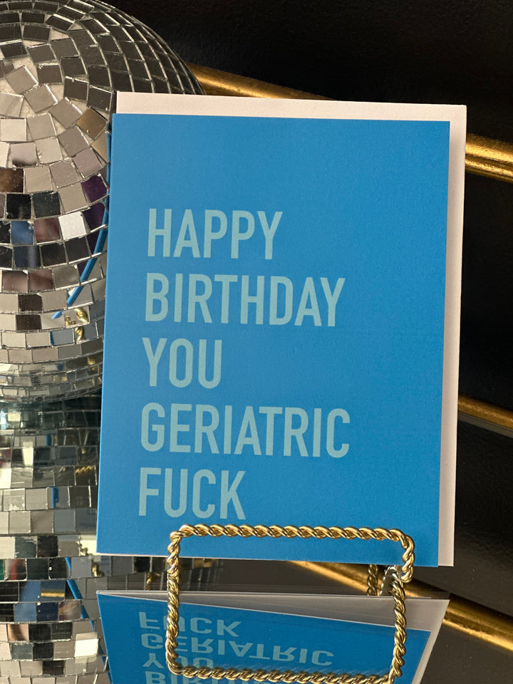 Geriatric Fuck Card