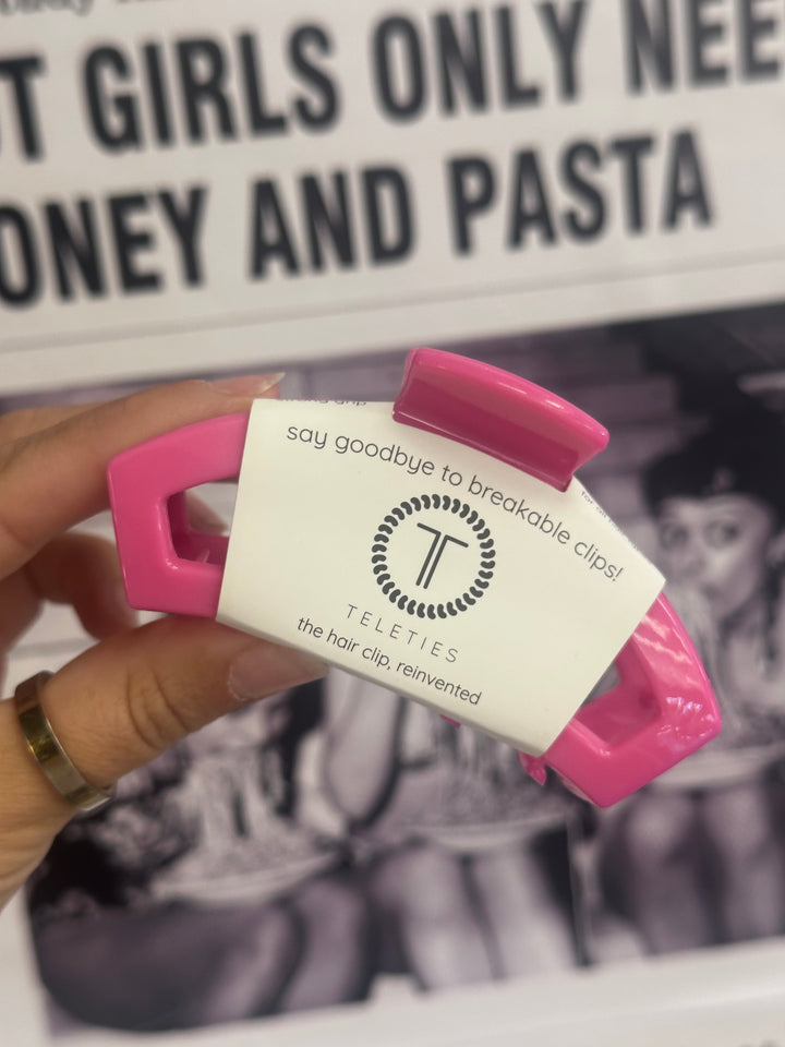 Open Paradise Pink Hair Clip