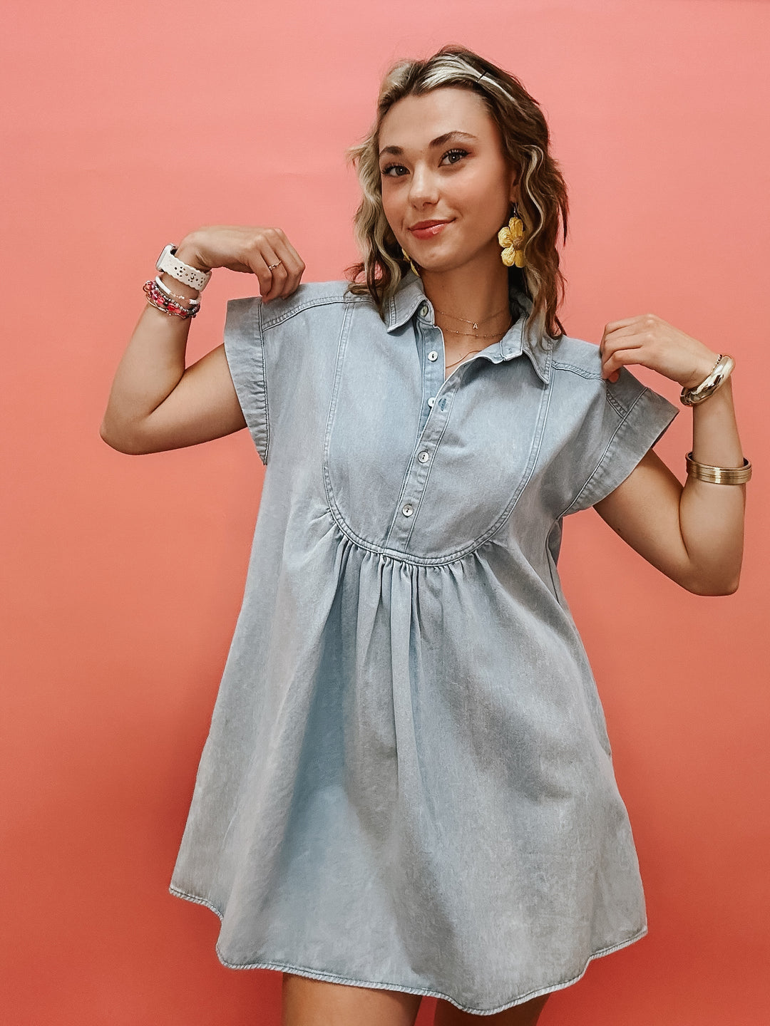 The Kinley Denim Dress