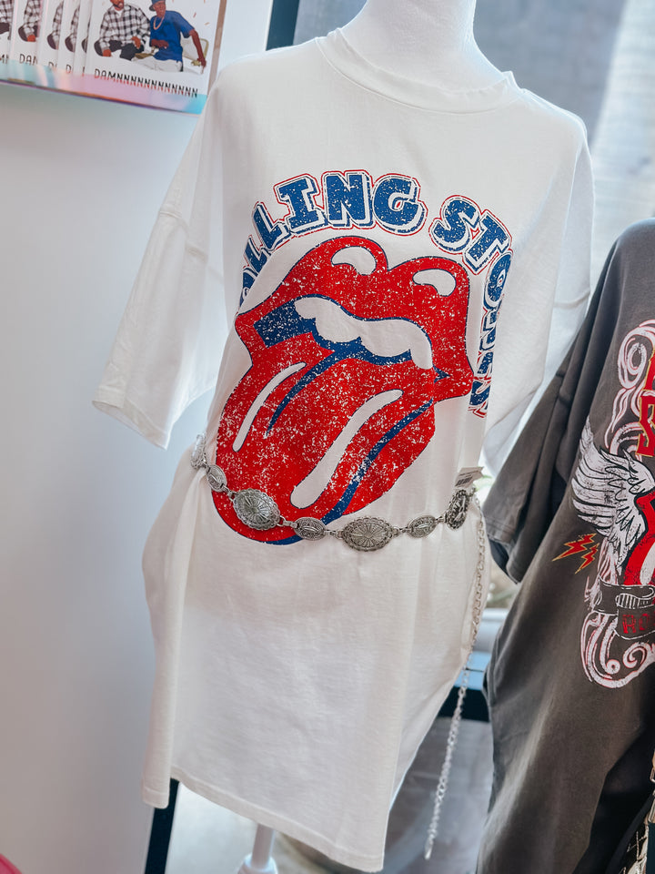 Rolling Stones Classic Graphic Print Dress