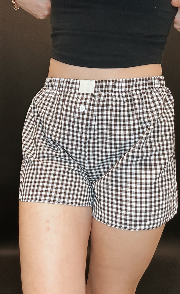 Checkered For Days Shorts