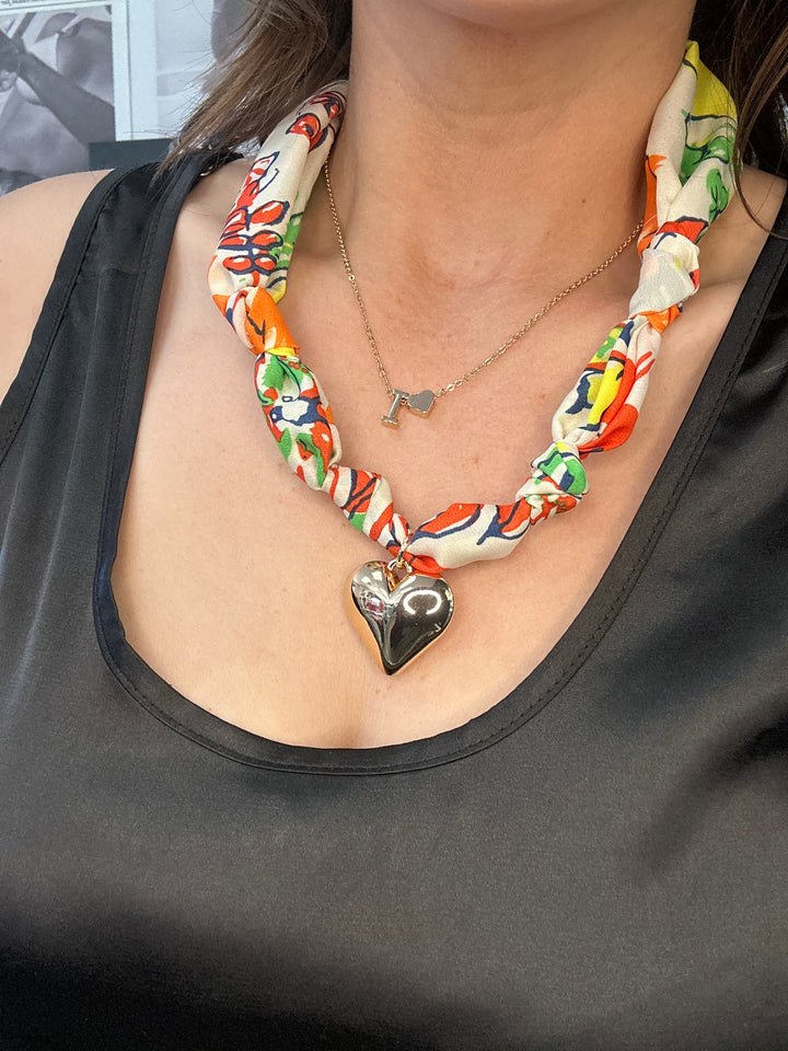 Scarf Charm Necklace