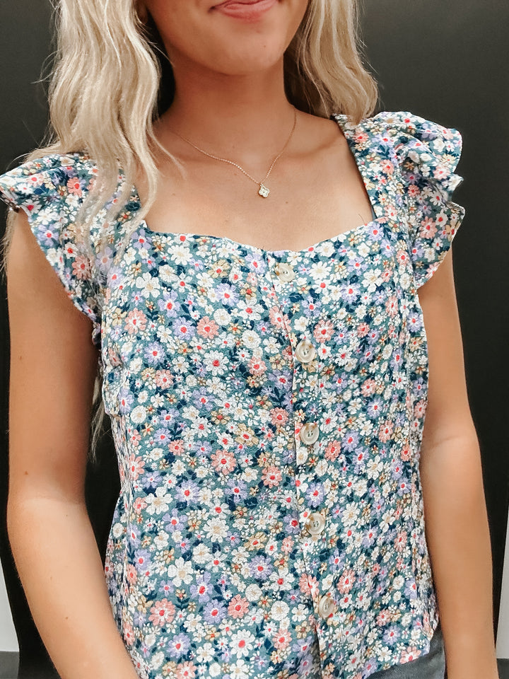 The Ariana Floral Top