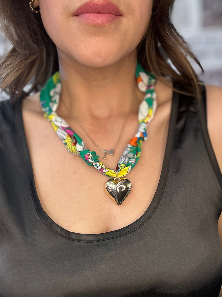 Scarf Charm Necklace