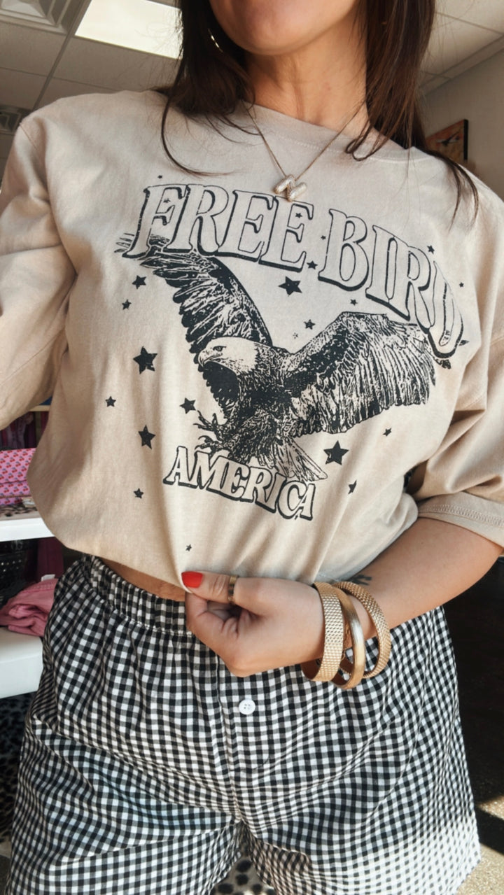 Free Bird Eagle America Graphic Tee