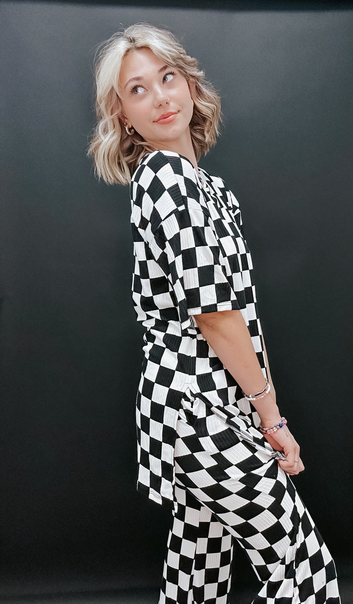 The Jennifer Checkered Set