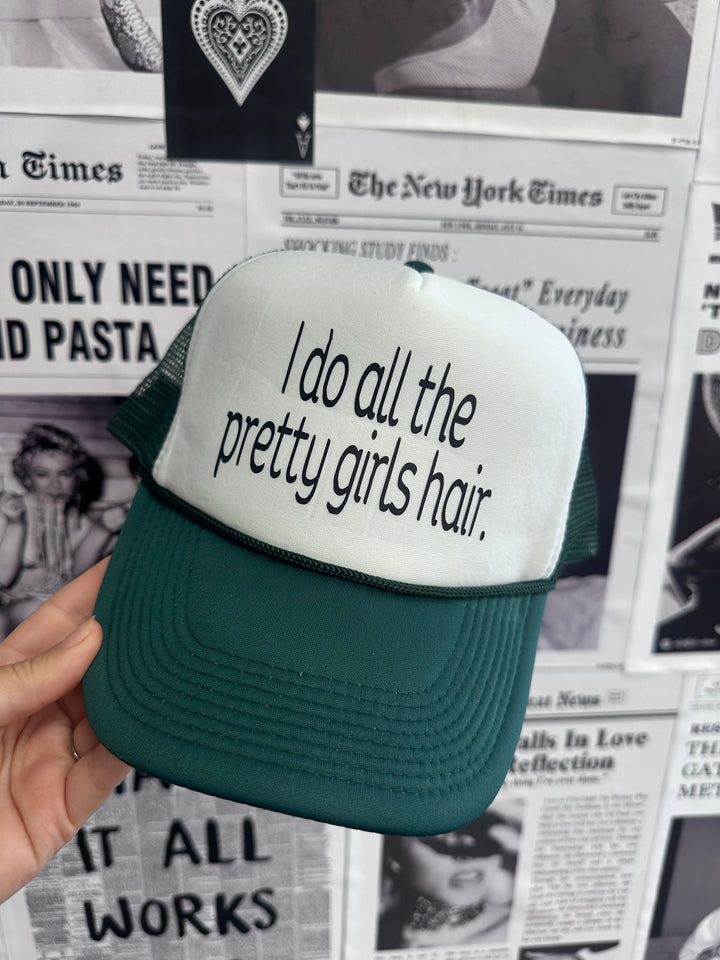 Pretty Girls Hair Trucker Hat