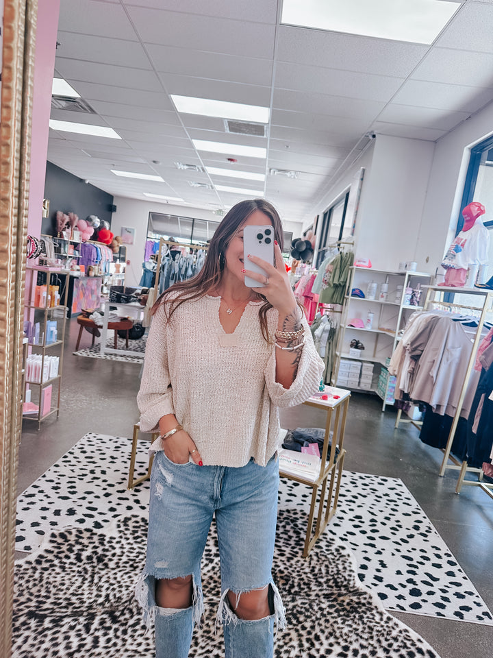 The Kelcie V Neck Sweater