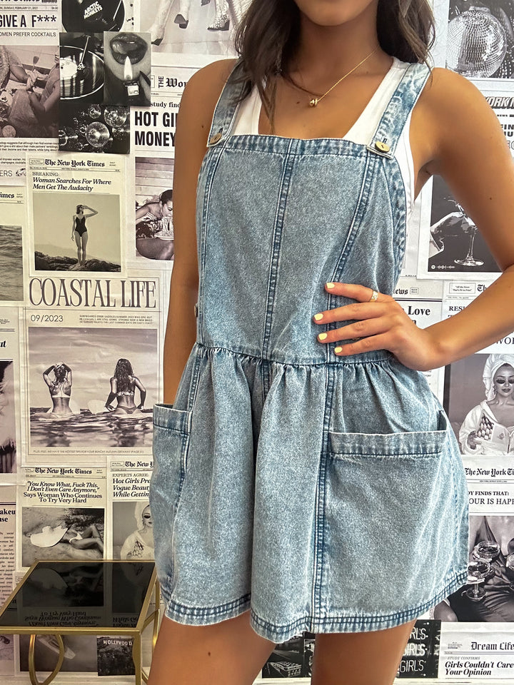 The Chicago Denim Romper