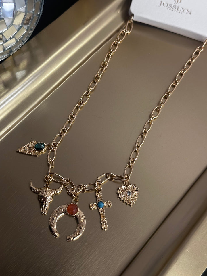 Western Ways Charm Necklace