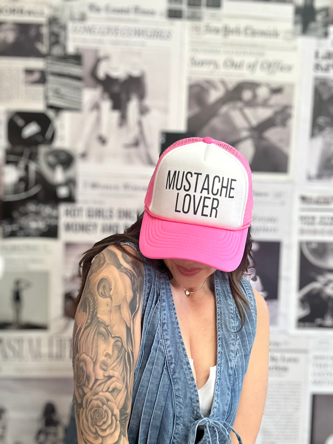 Mustache Lover Trucker Hat