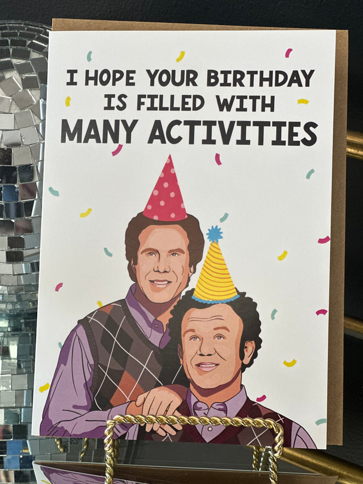 Birthday Filled with Many Activities Card