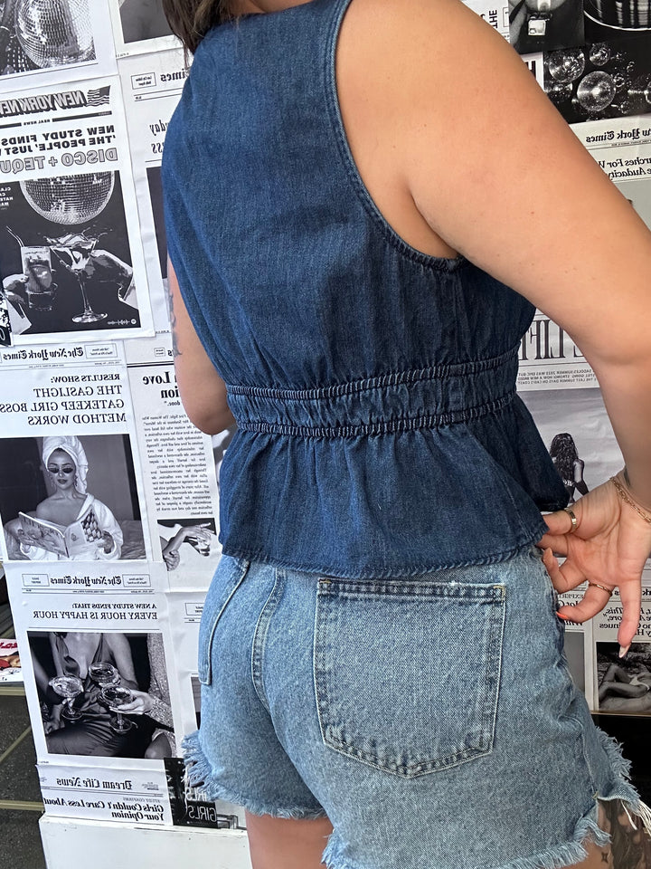 The Blue Ridge Front Tie Vest