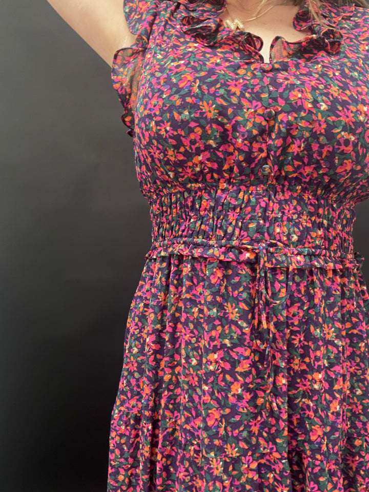 The Kendra Floral Midi Dress