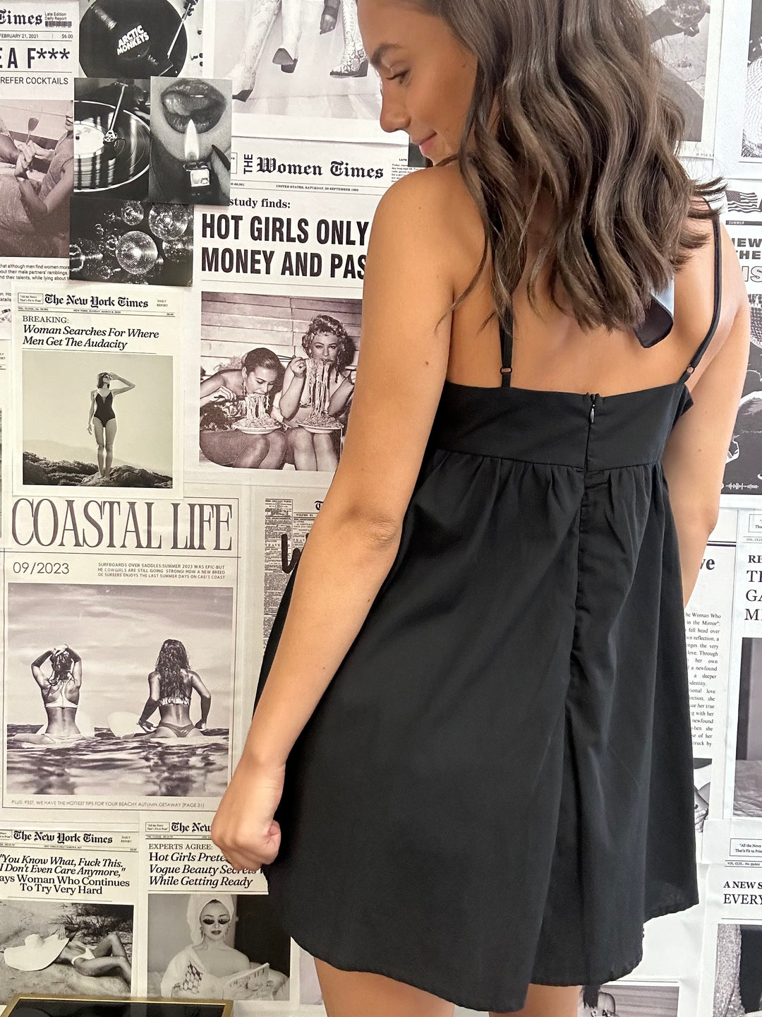 Tan Lines & Times Romper Mini Dress