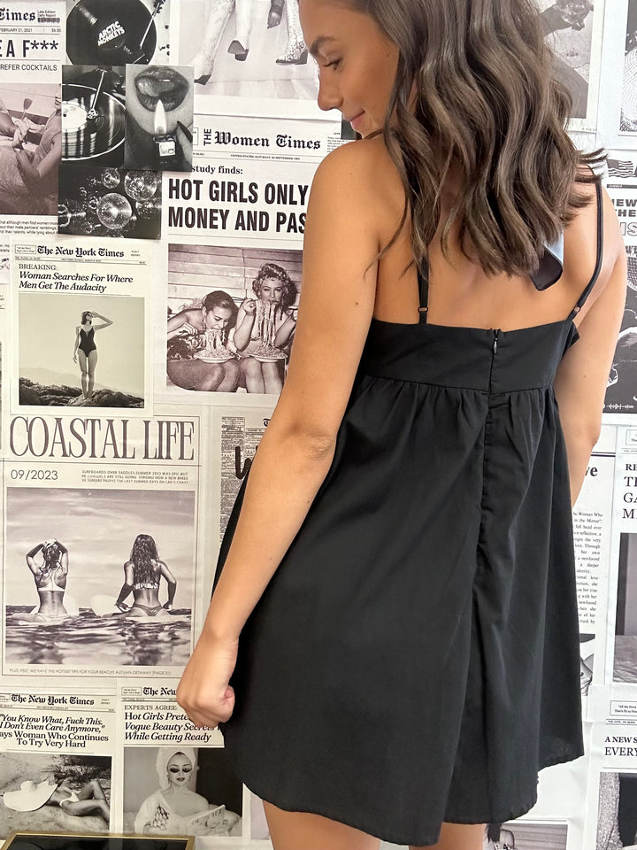 Tan Lines & Times Romper Mini Dress