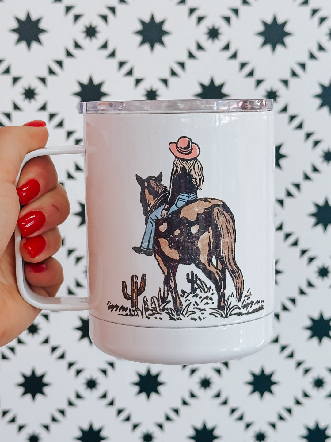 Desert Cowgirl Travel Mug