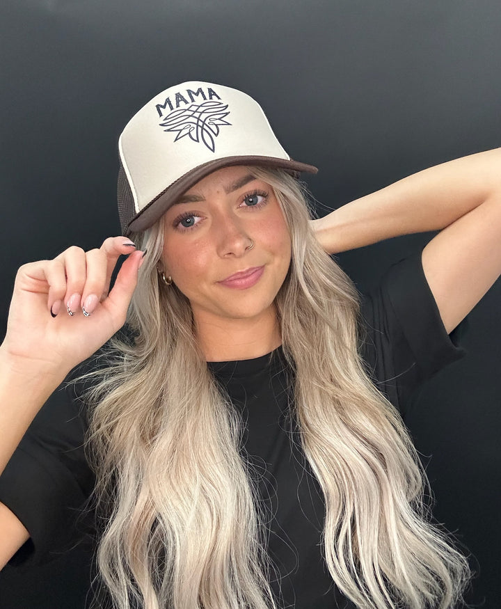 Boot Stitch Mama Trucker Hat