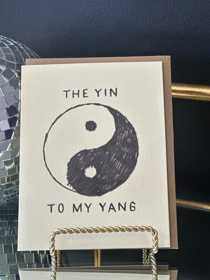 The Yin To My Yang Card