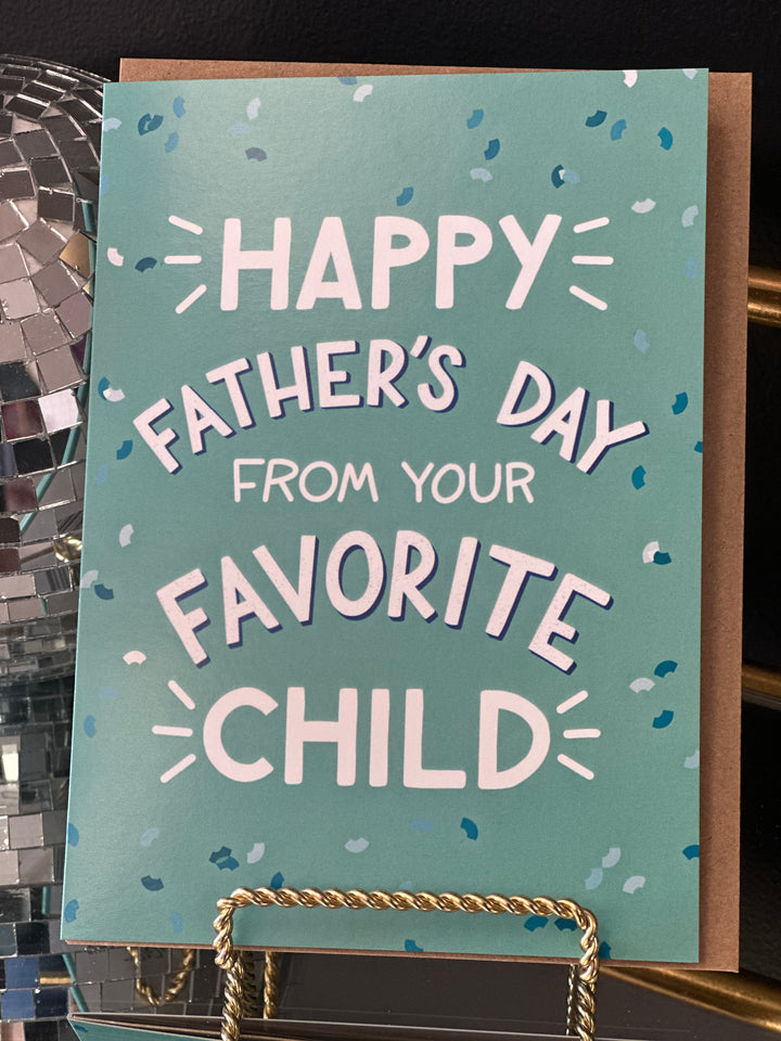 Dad's Favorite Child Card