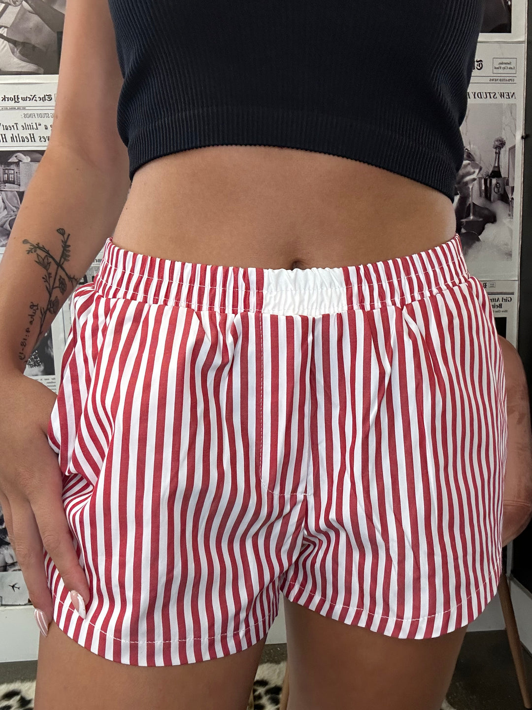 Pinstripe Boxer Shorts