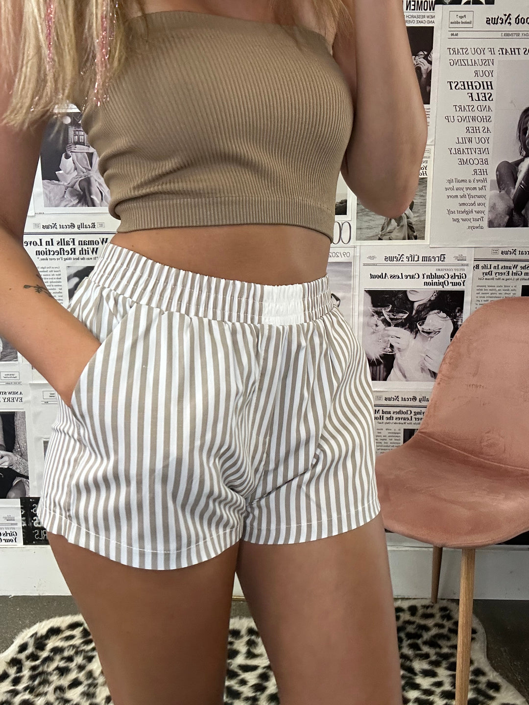 Pinstripe Boxer Shorts