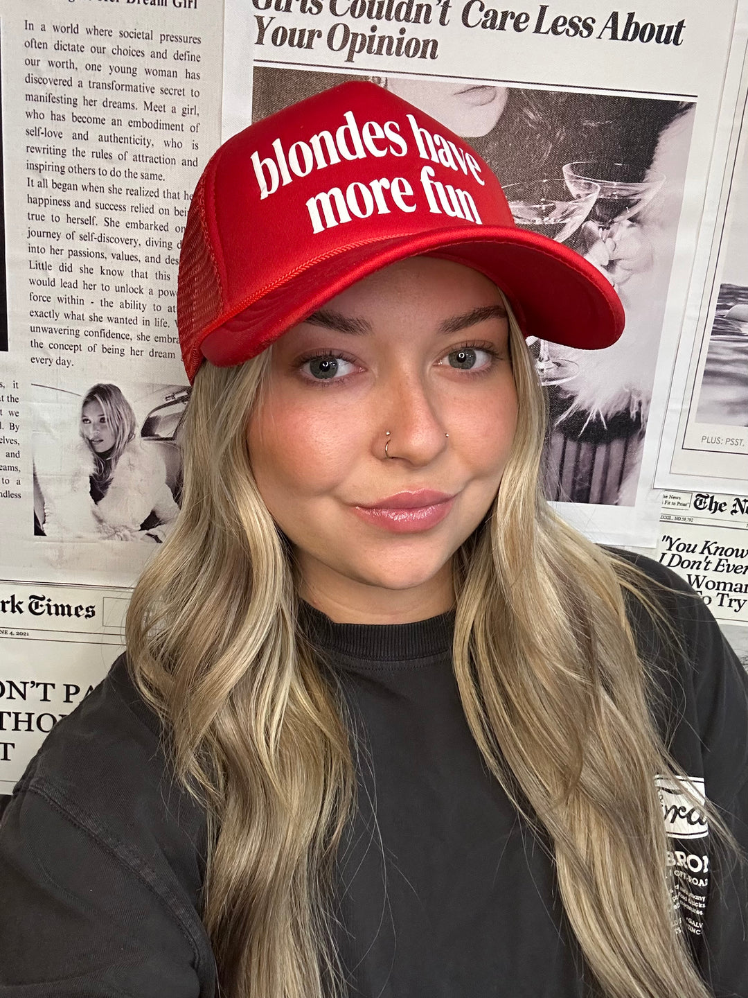 Blondes Have More Fun Trucker Hat