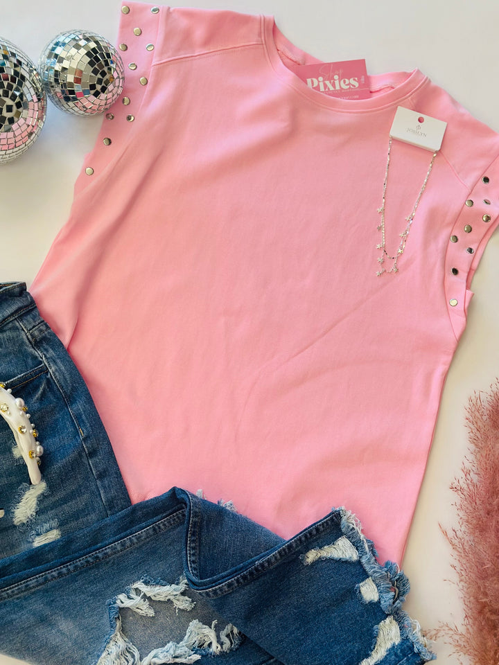 The Hanna Studded Top