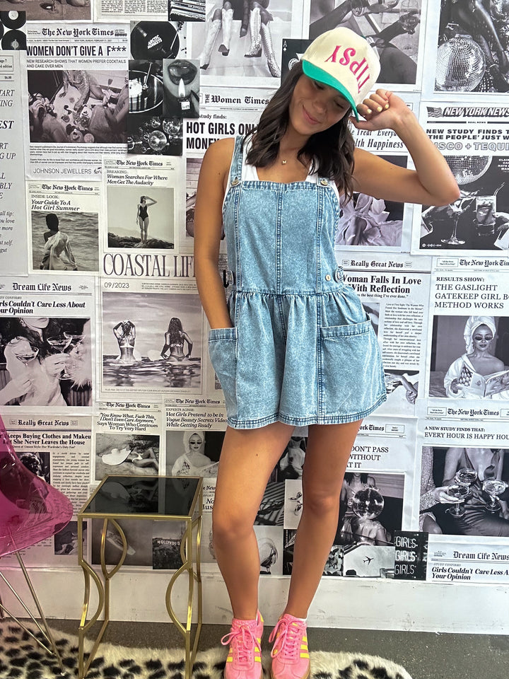The Chicago Denim Romper