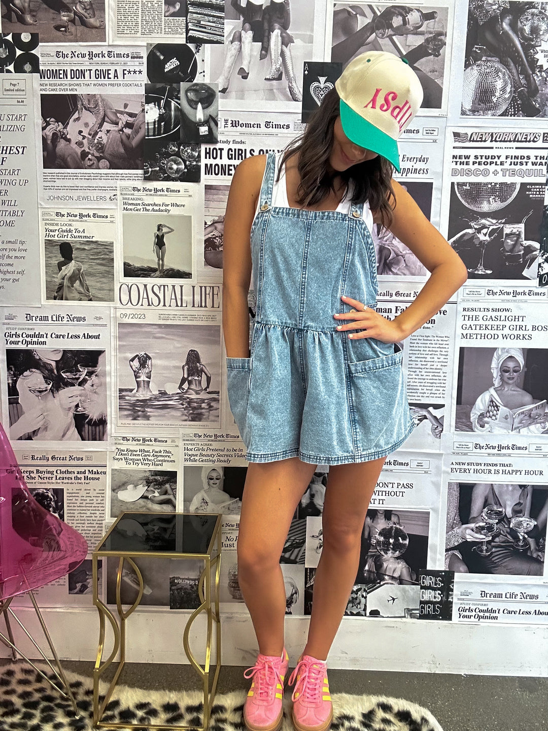 The Chicago Denim Romper