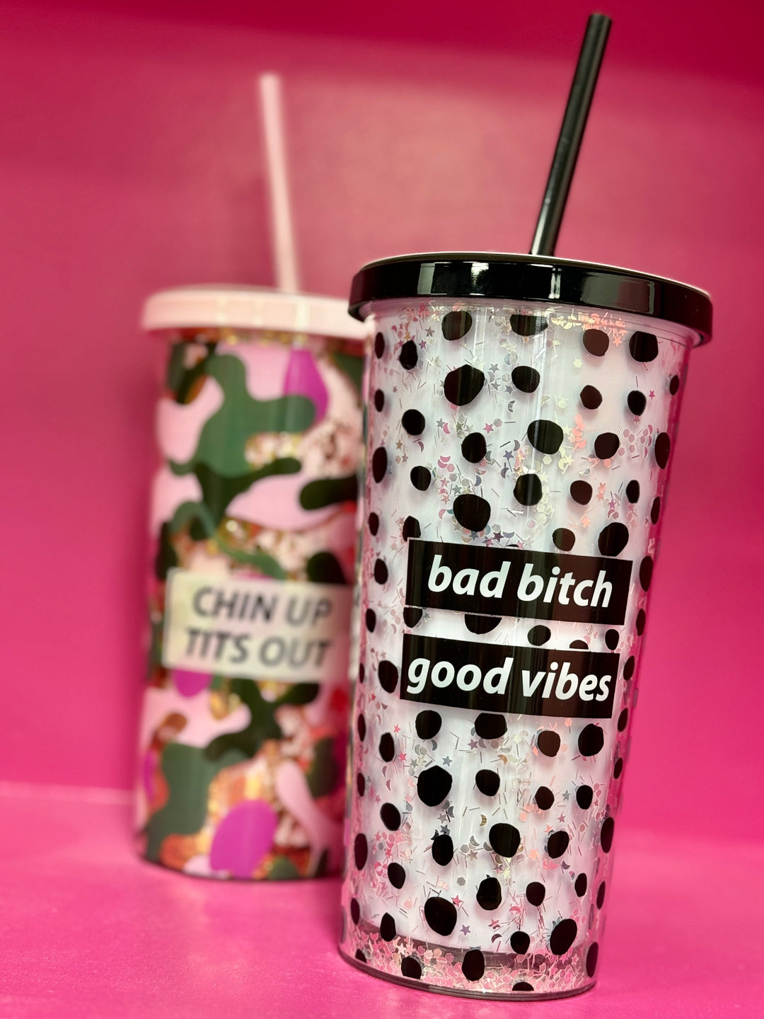 Bad Bitch Good Vibes Tumbler